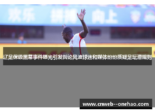 辽足保级黑幕事件曝光引发舆论风波球迷和媒体纷纷质疑足坛潜规则